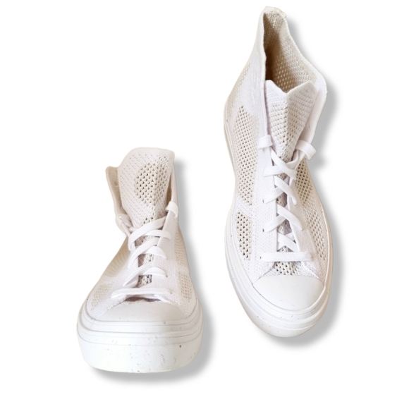 Converse Chuck 70 High Redux in White/natural Ivory/cyber Mango - Picture 8 of 12